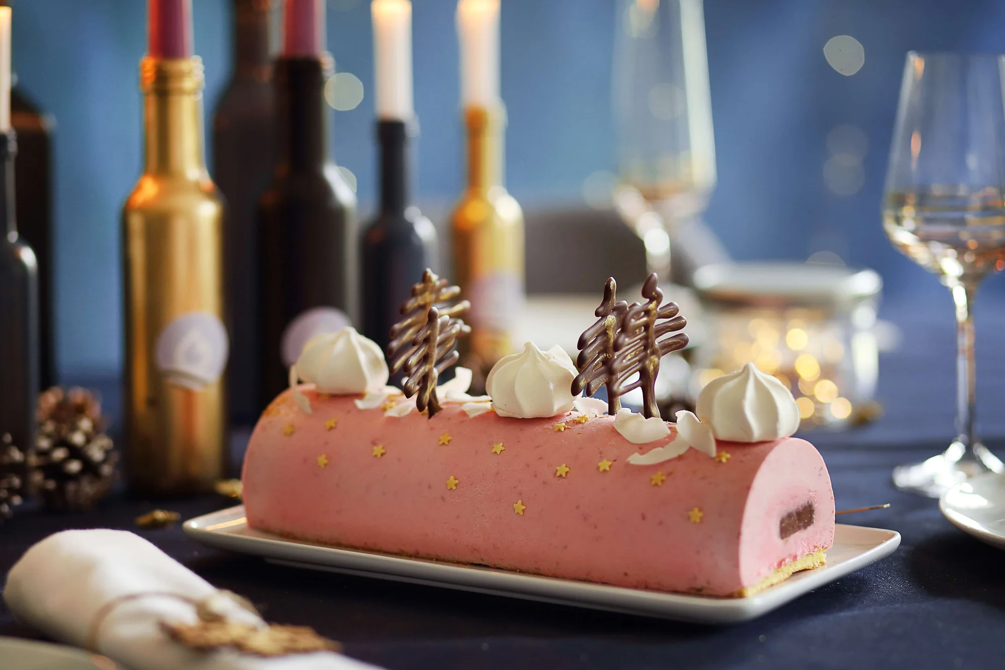 Buche mit Himbeeren und Schokolade mit BIO PLANETE Kokosöl