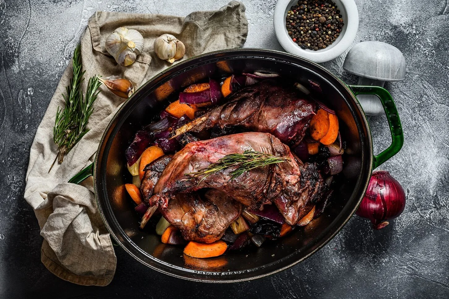 Kaninchenrücken mit BIO PLANETE Olivenöl Zitrone