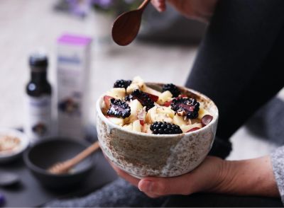 Herbstlicher Obstsalat