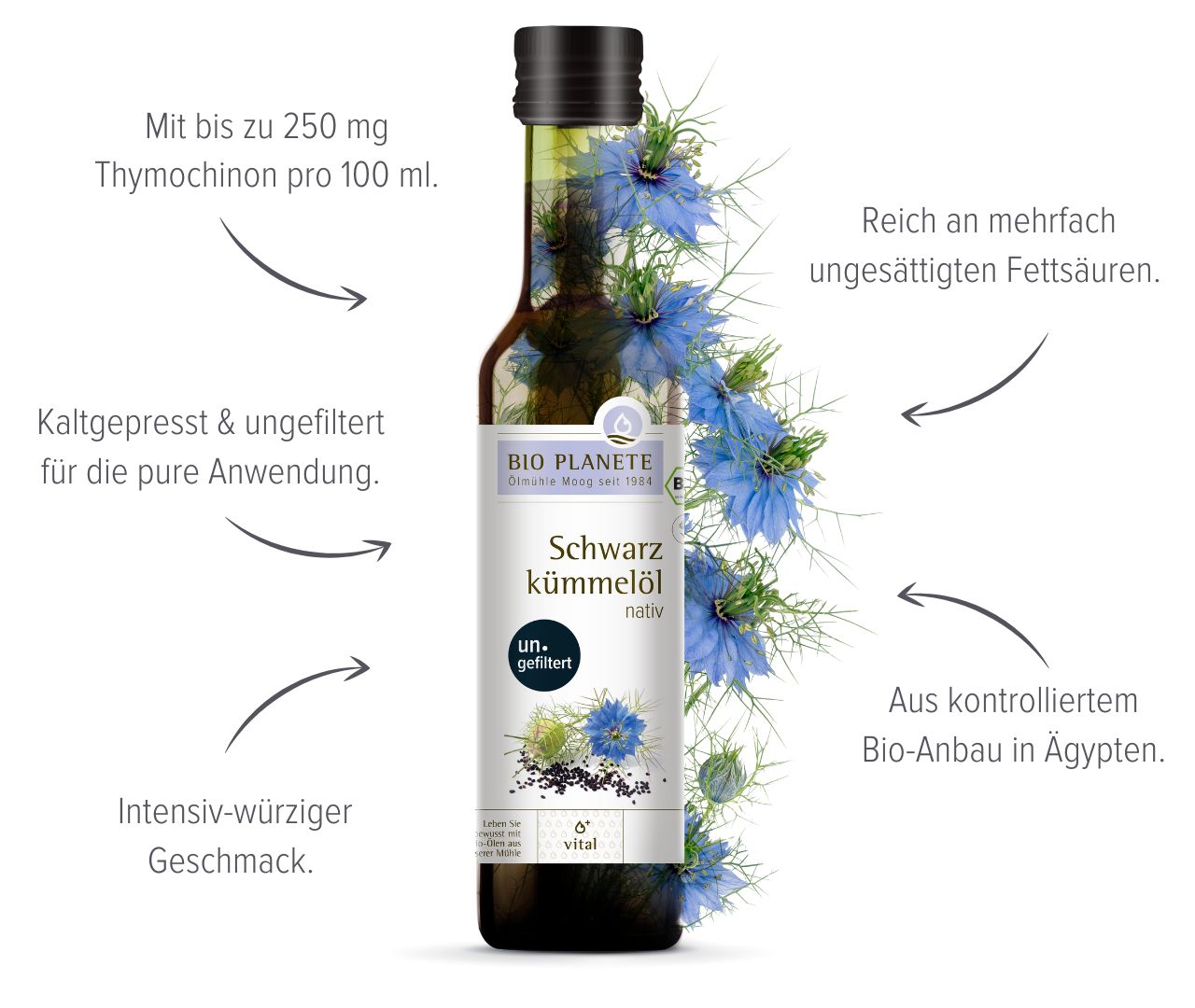 Schwarzkümmel ungefiltert USP