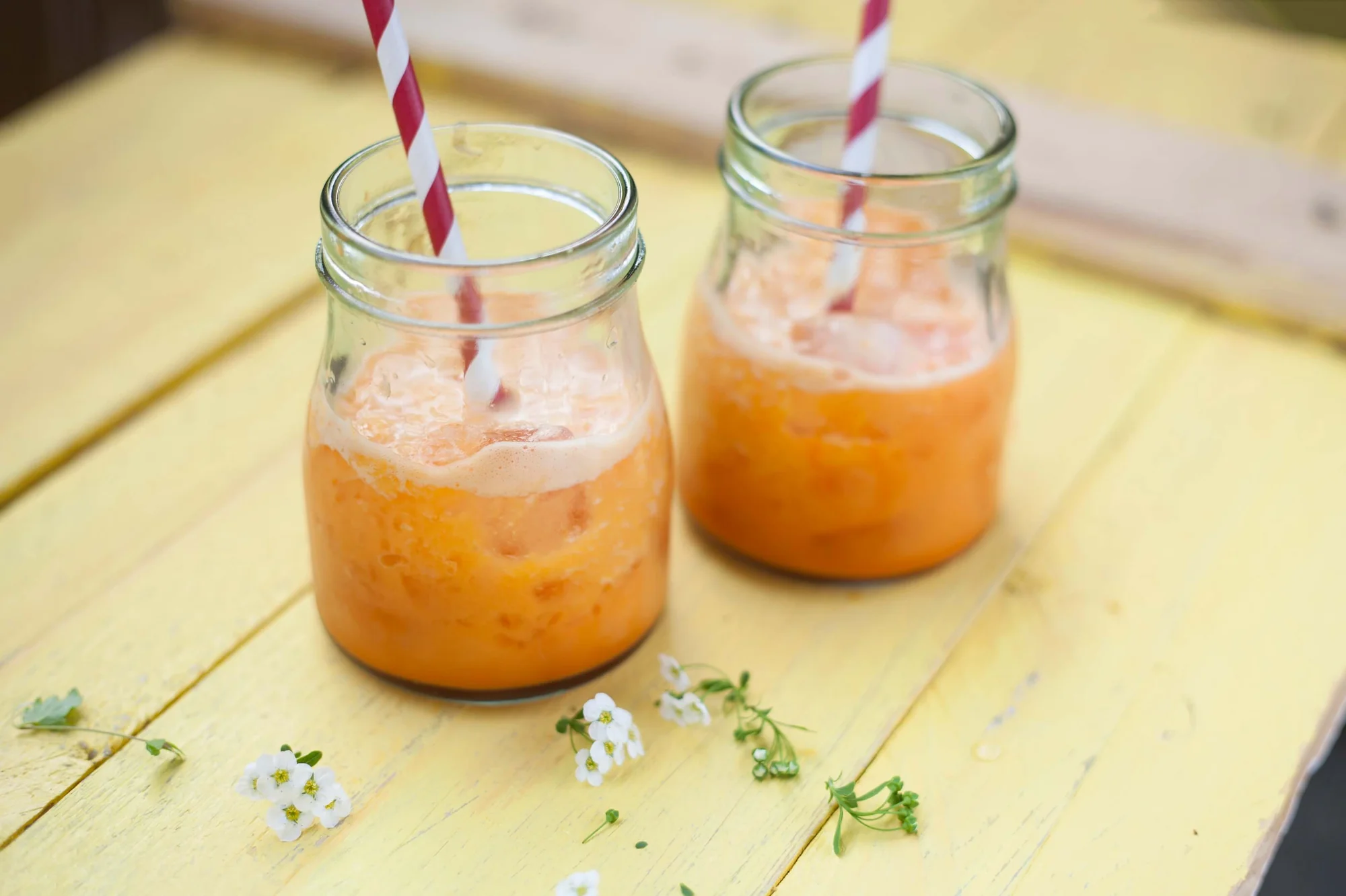 Orangen-Karotten-Frappe mit BIO PLANETE Orange