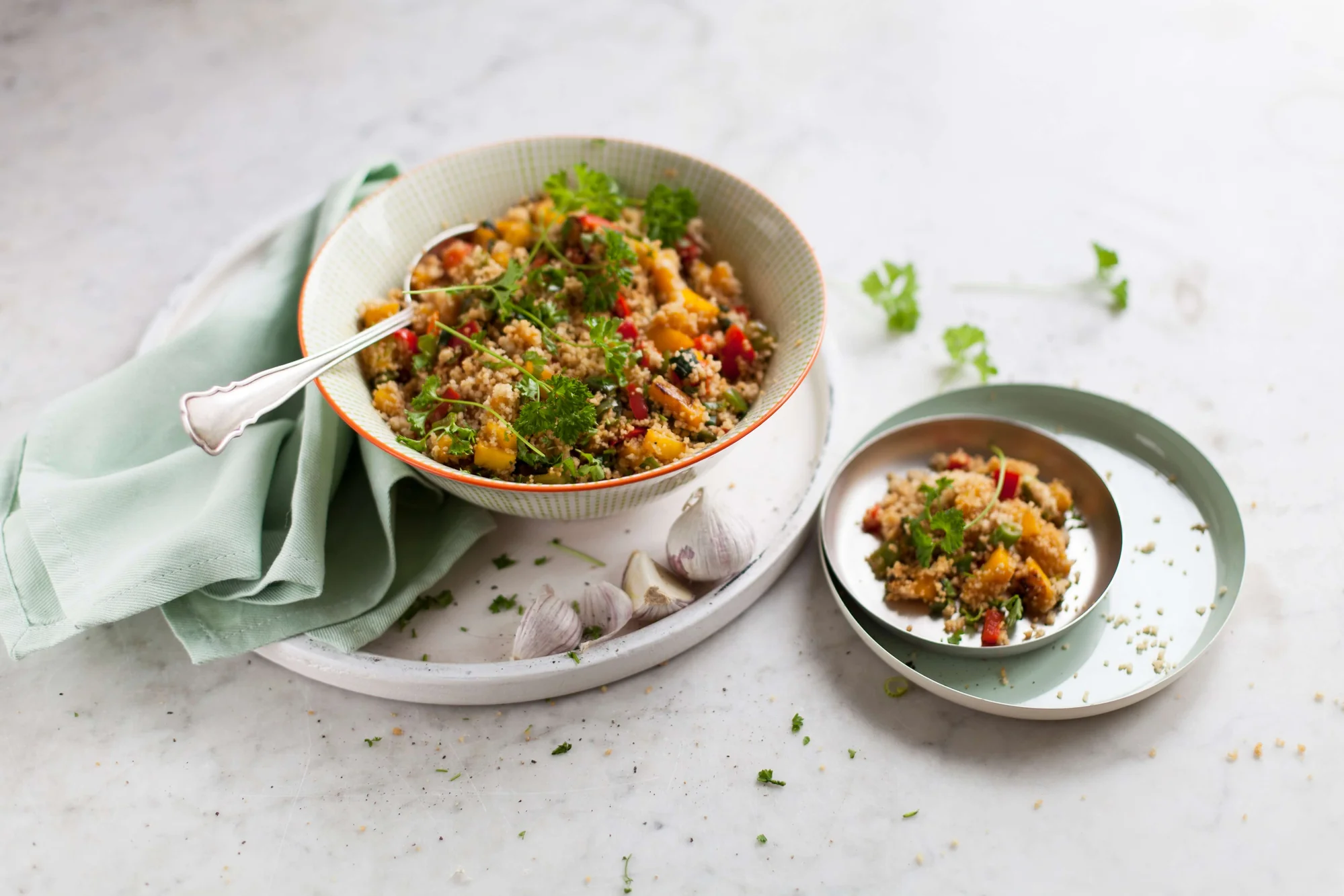 Couscous mit Mango und BIO PLANETE Arganöl geröstet