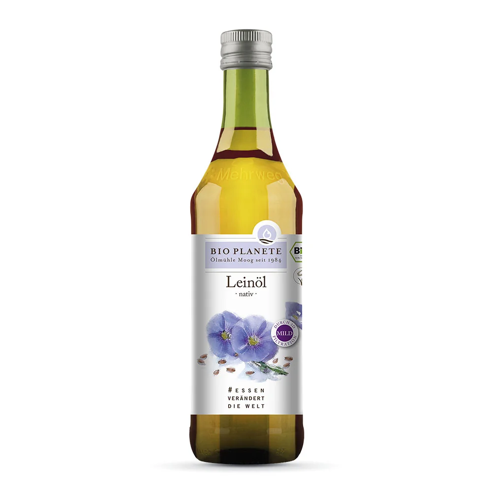 BIO PLANÈTE Leinöl nativ mild 500 ml Mehrweg