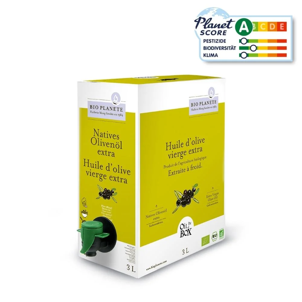 BIO PLANÈTE Olivenöl nativ extra 3L Oil in Box