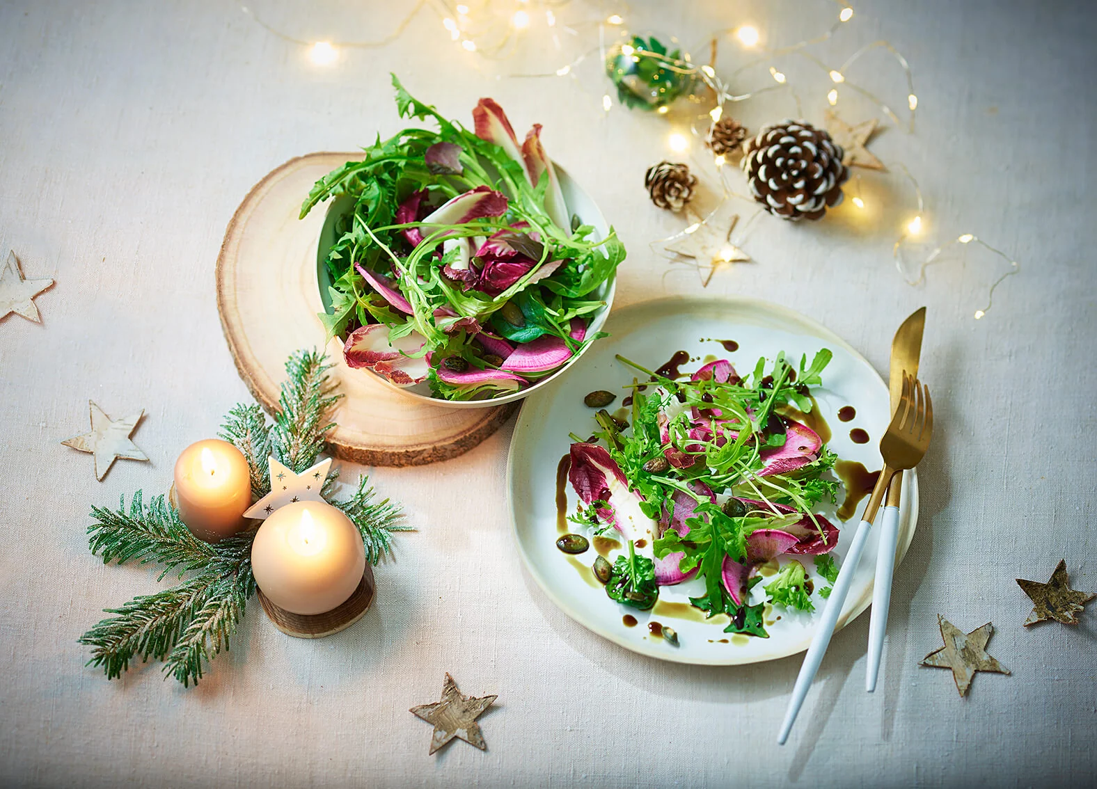 Wintersalat mit BIO PLANETE Kürbiskernöl