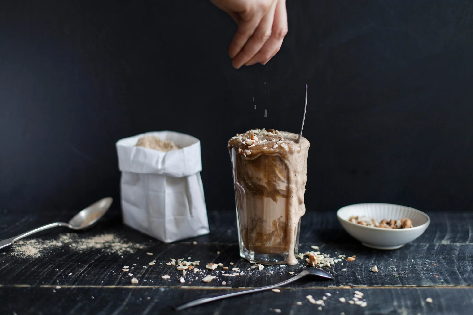 Walnussshake mit Dattelkaramell und BIO PLANETE Walnussöl nativ