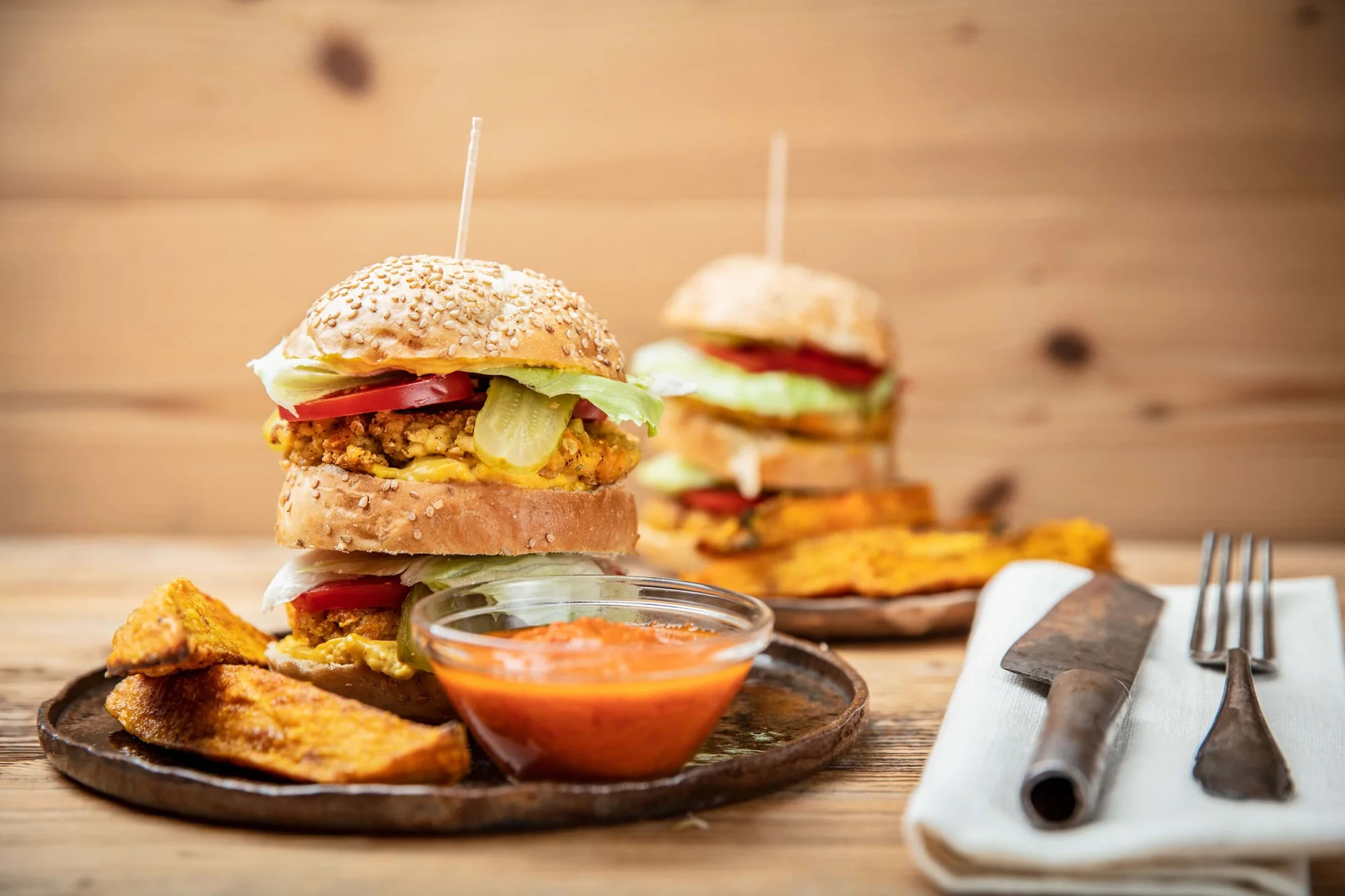Kids Burger mit BIO PLANETE Ölen