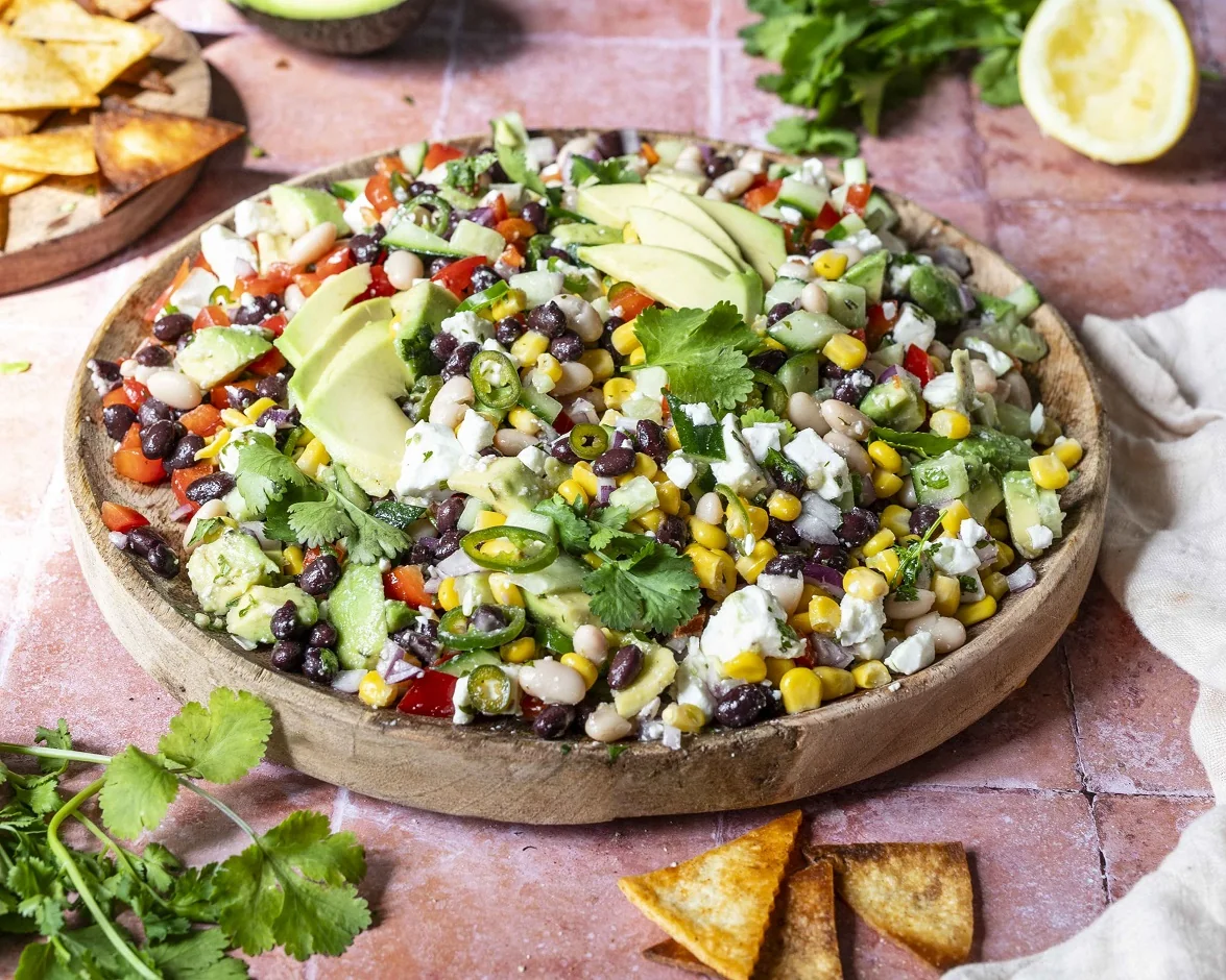 Cowboy Caviar Salad mit BIO PLANÈTE Bratöl mit Olive