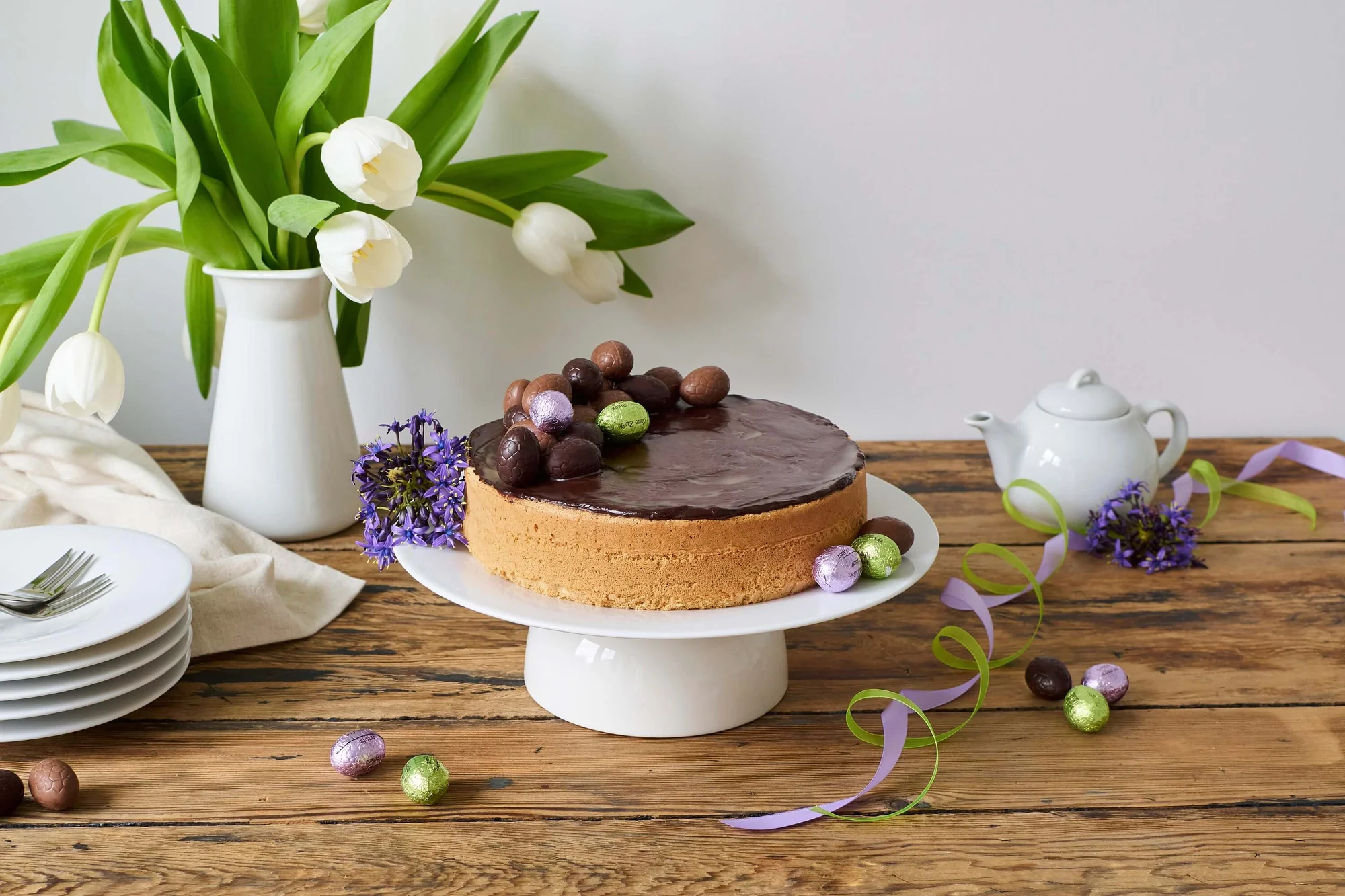 Ostertorte mit Schokocreme mit BIO PLANETE Olivenöl fruchtig