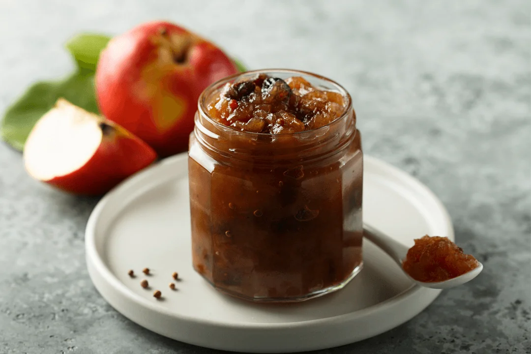 Apfelchutney mit Cranberries mit BIO PLANETE Apfel-Balsamessig