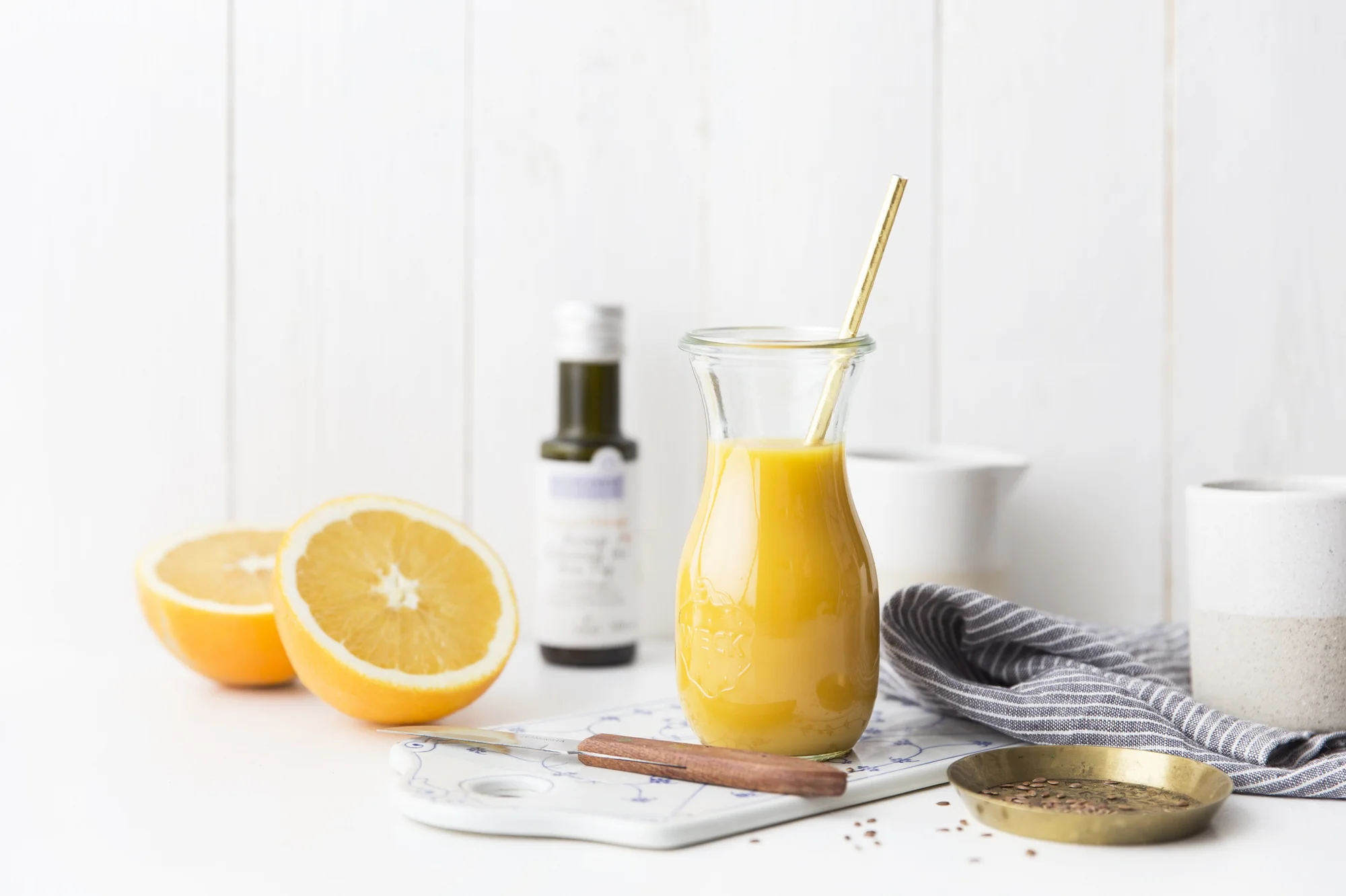 Good Morning Smoothie mit BIO PLANETE Omega Orange Leinöl