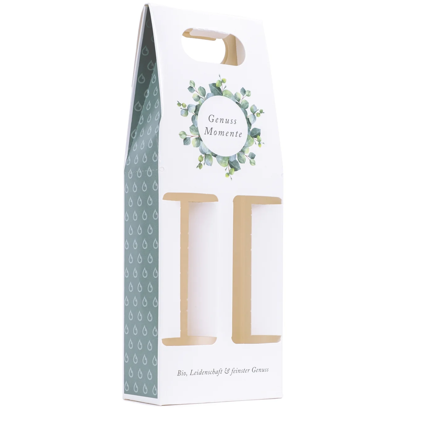 BIO PLANÈTE Geschenkbox "Genuss Momente" für Flaschen 2 x 250 ml