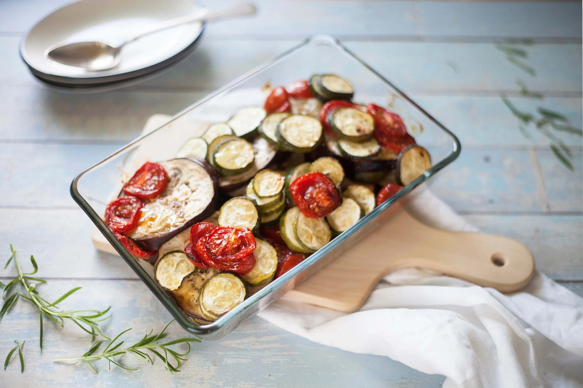 Tian Provencal Gemüseauflauf aus der Provence mit BIO PLANETE Brat Olivenöl
