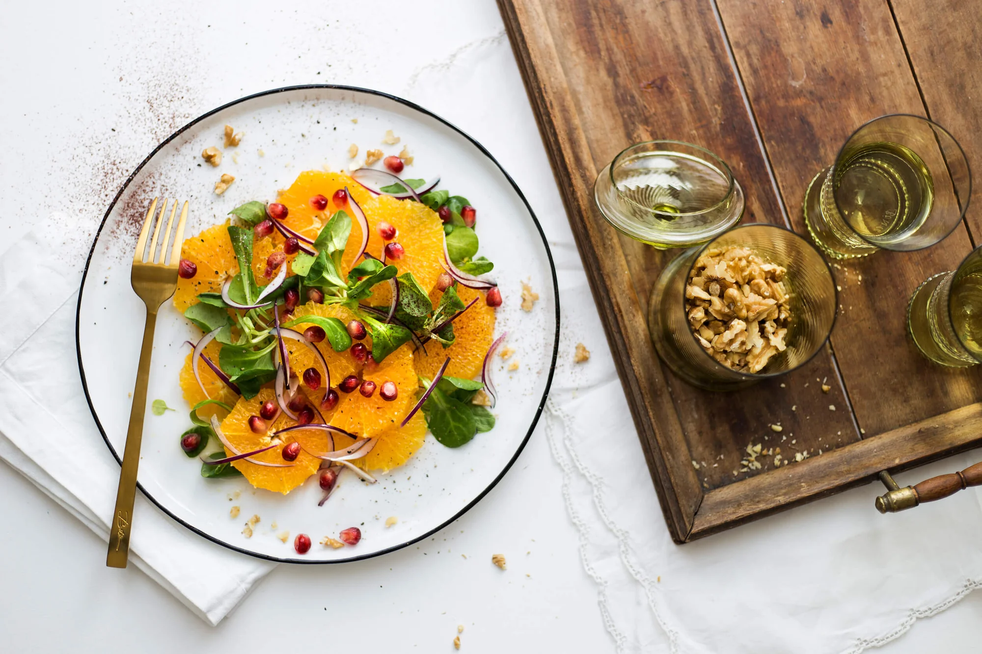 Würziger Orangensalat mit  BIO PLANETE Aprikosenkernöl nativ