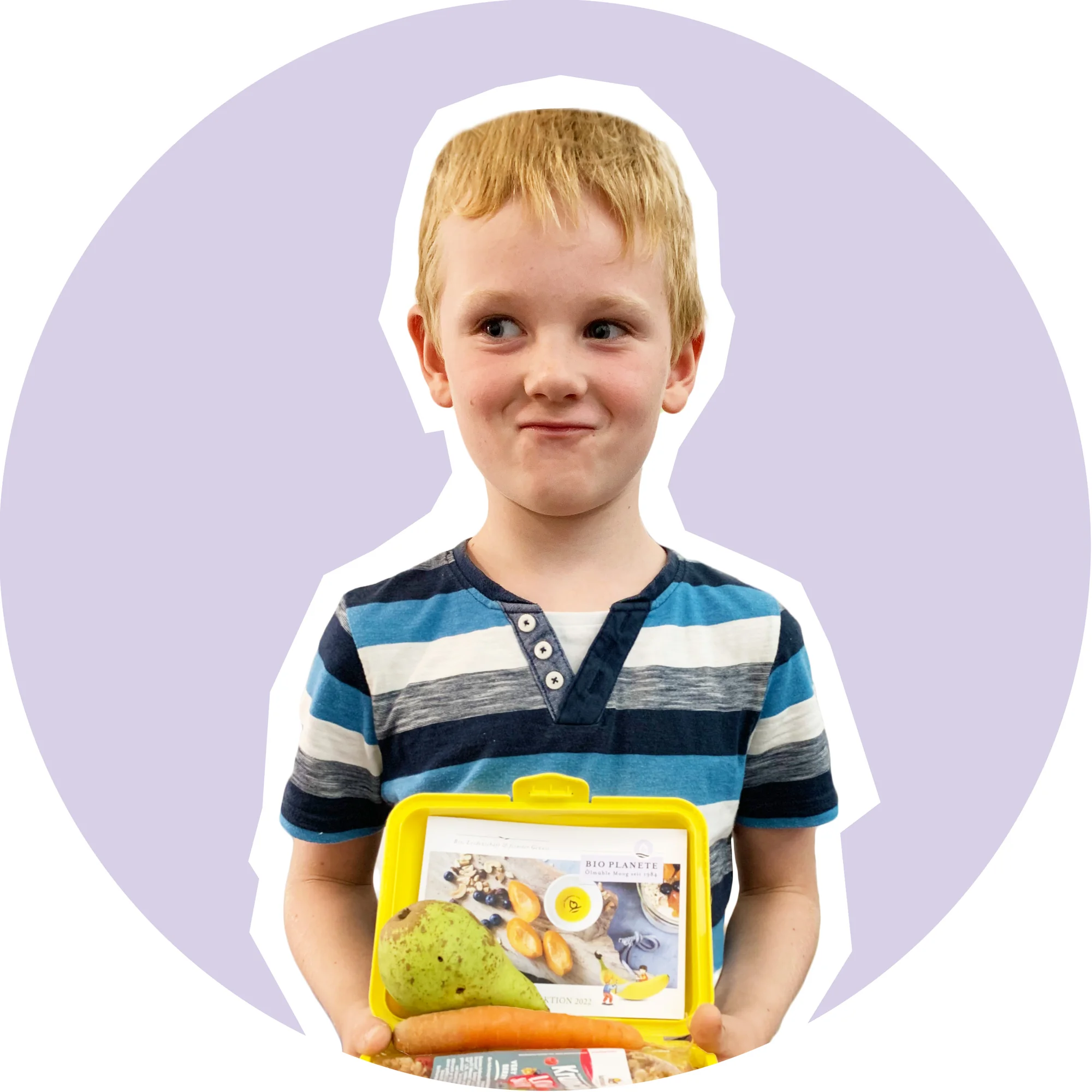 BIO PLANÈTE verteilt gesundes Frühstück an die Erstklässler