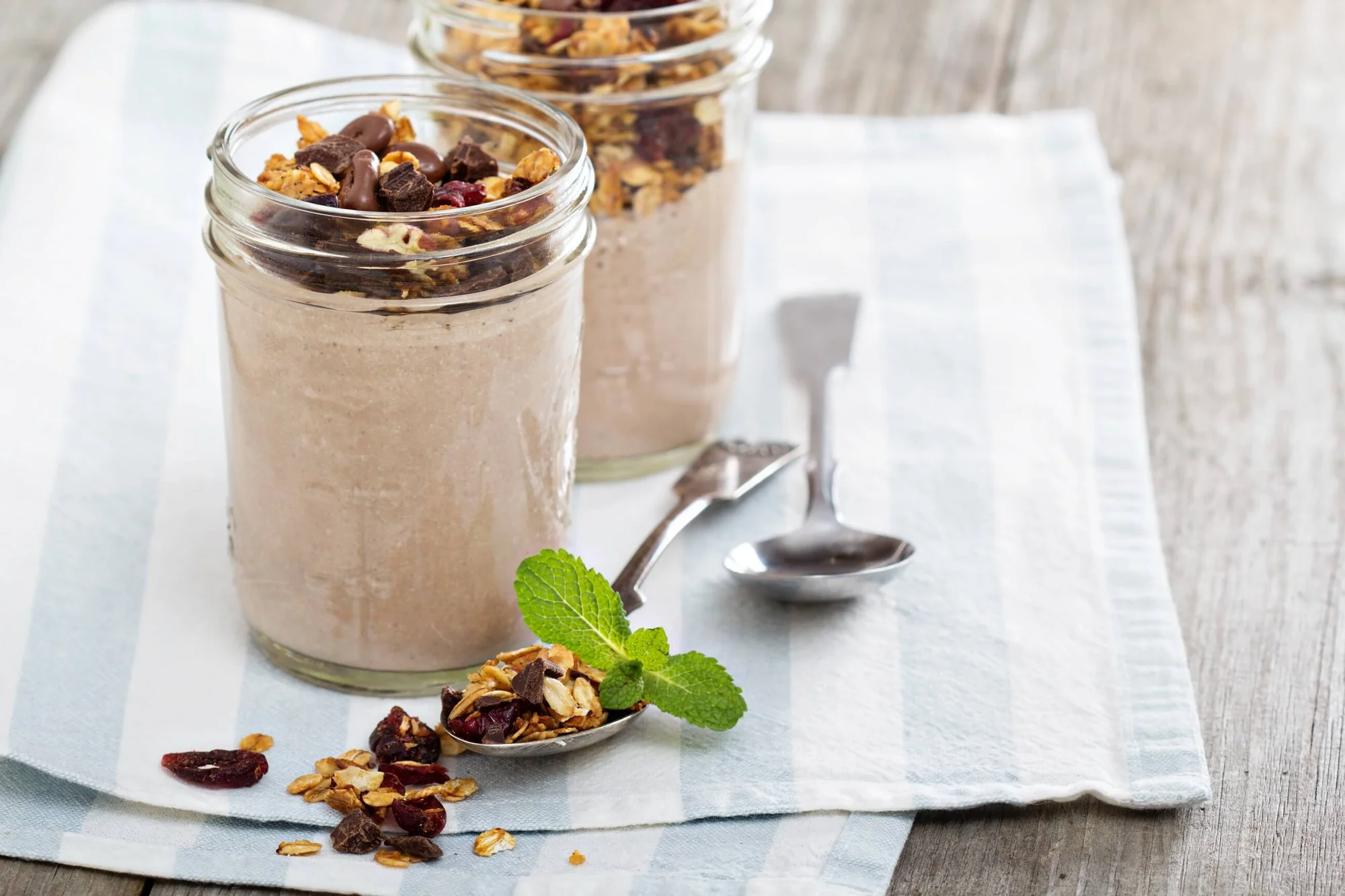 Granola Bowl mit Schokolade mit BIO PLANETE Walnussöl geröstet
