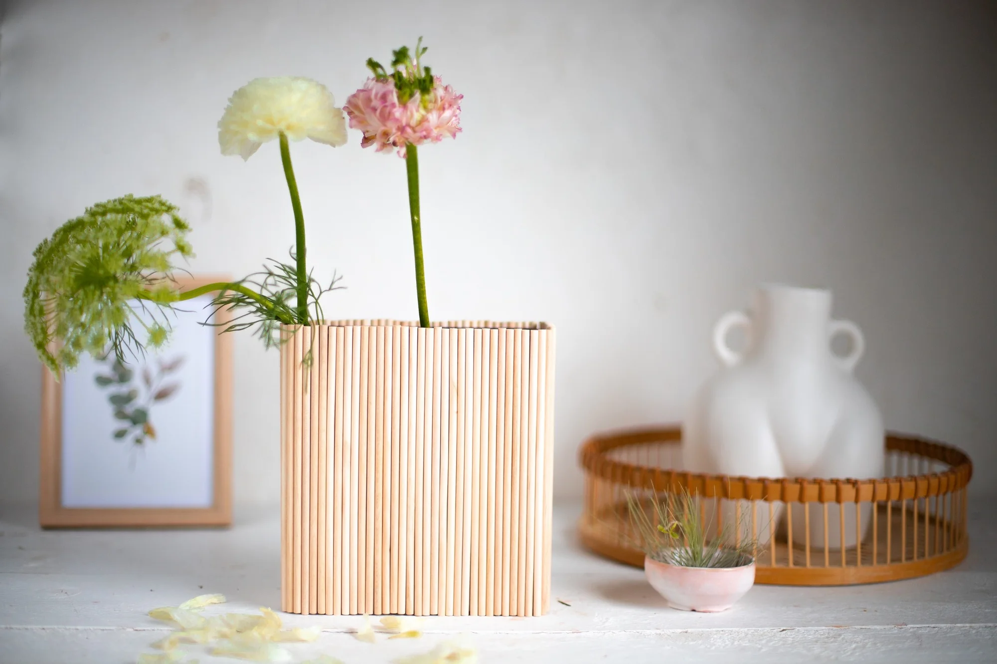 Diese trendige Vase war vorher eine BIO PLANÈTE Geschenkbox