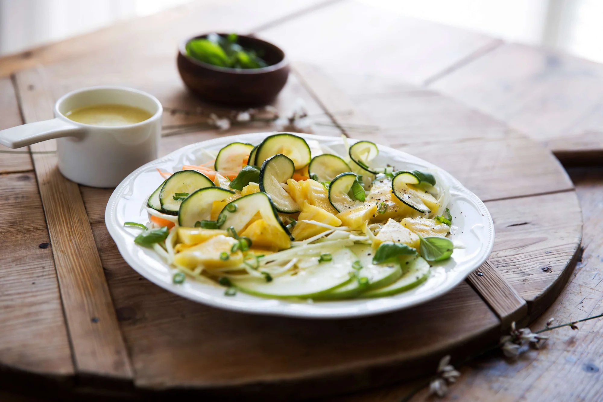 Joghurtdressing zu Sommersalat mit BIO PLANETE Orange