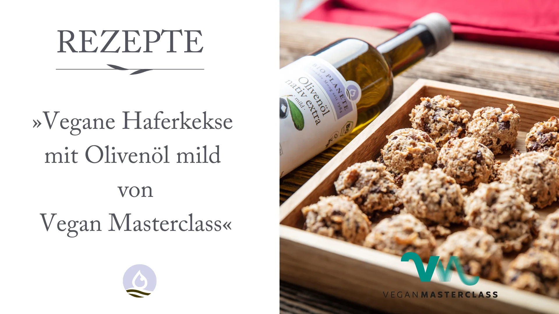 Haferkekse mit BIO PLANÈTE Olivenöl mild