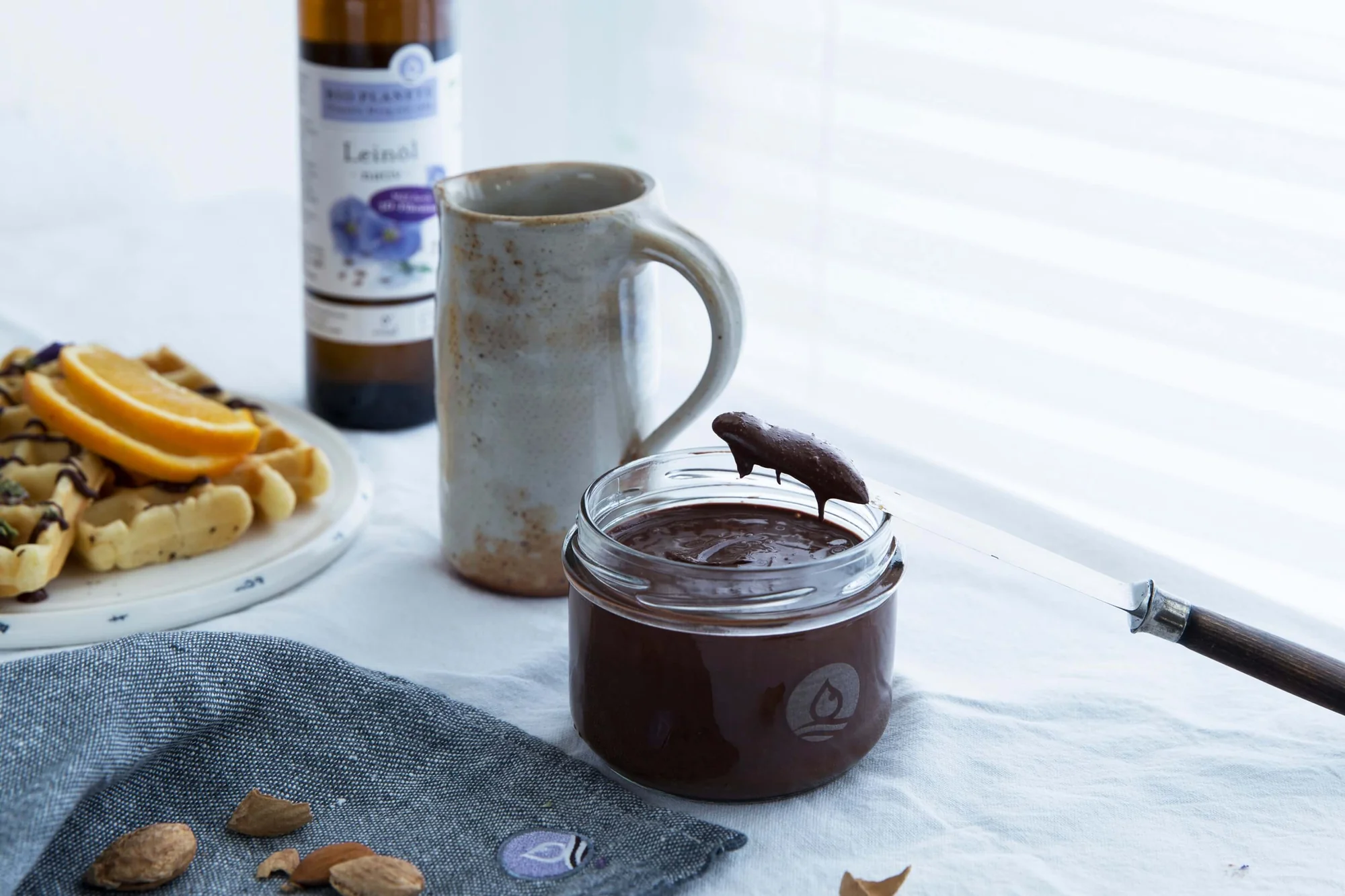Schoko Nuss Aufstrich mit BIO PLANETE Leinöl