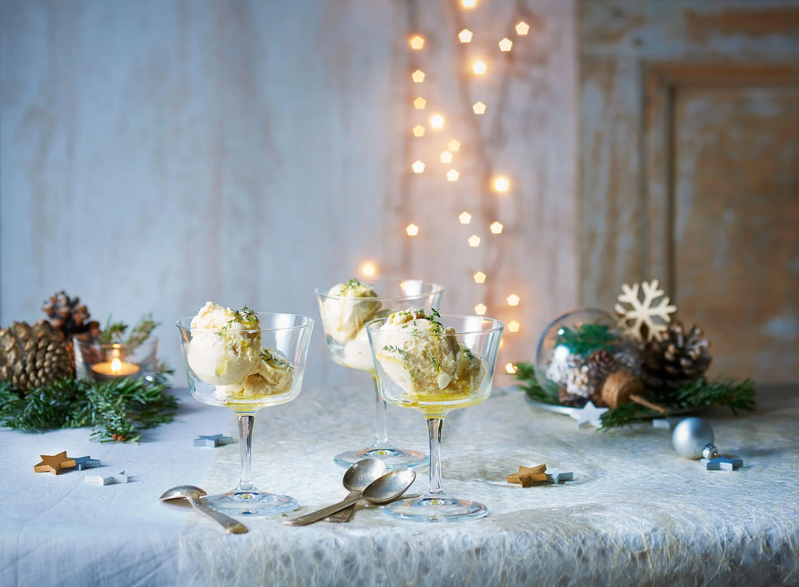 Honig Thymian Eis mit BIO PLANETE Olivenöl mild